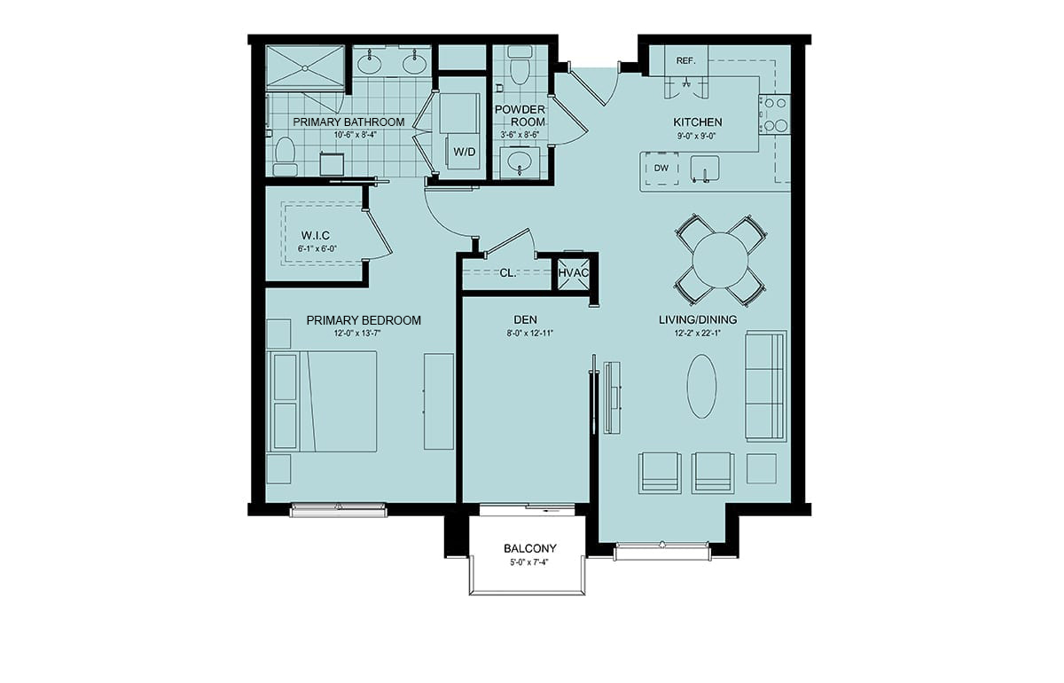 Hillsborough apartment home plan