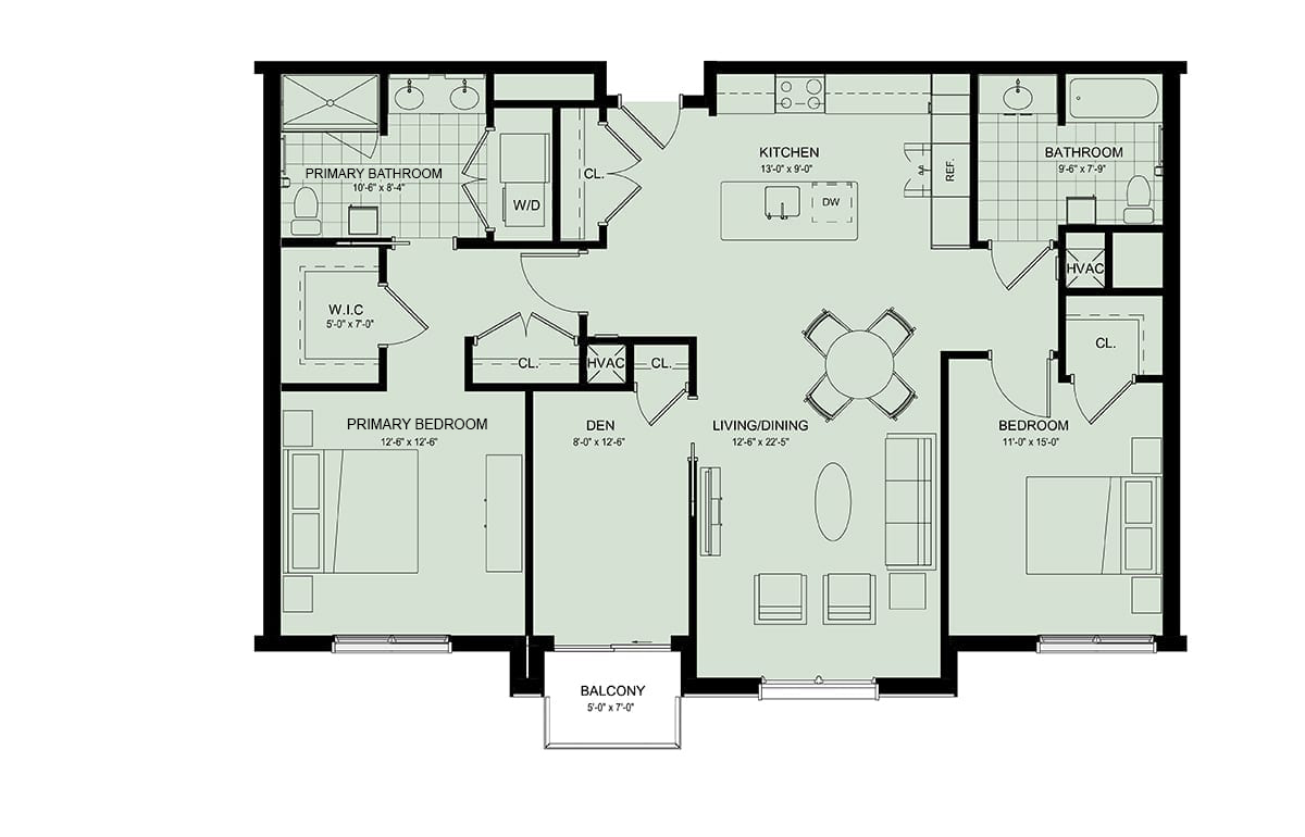 Newcastle apartment home plan